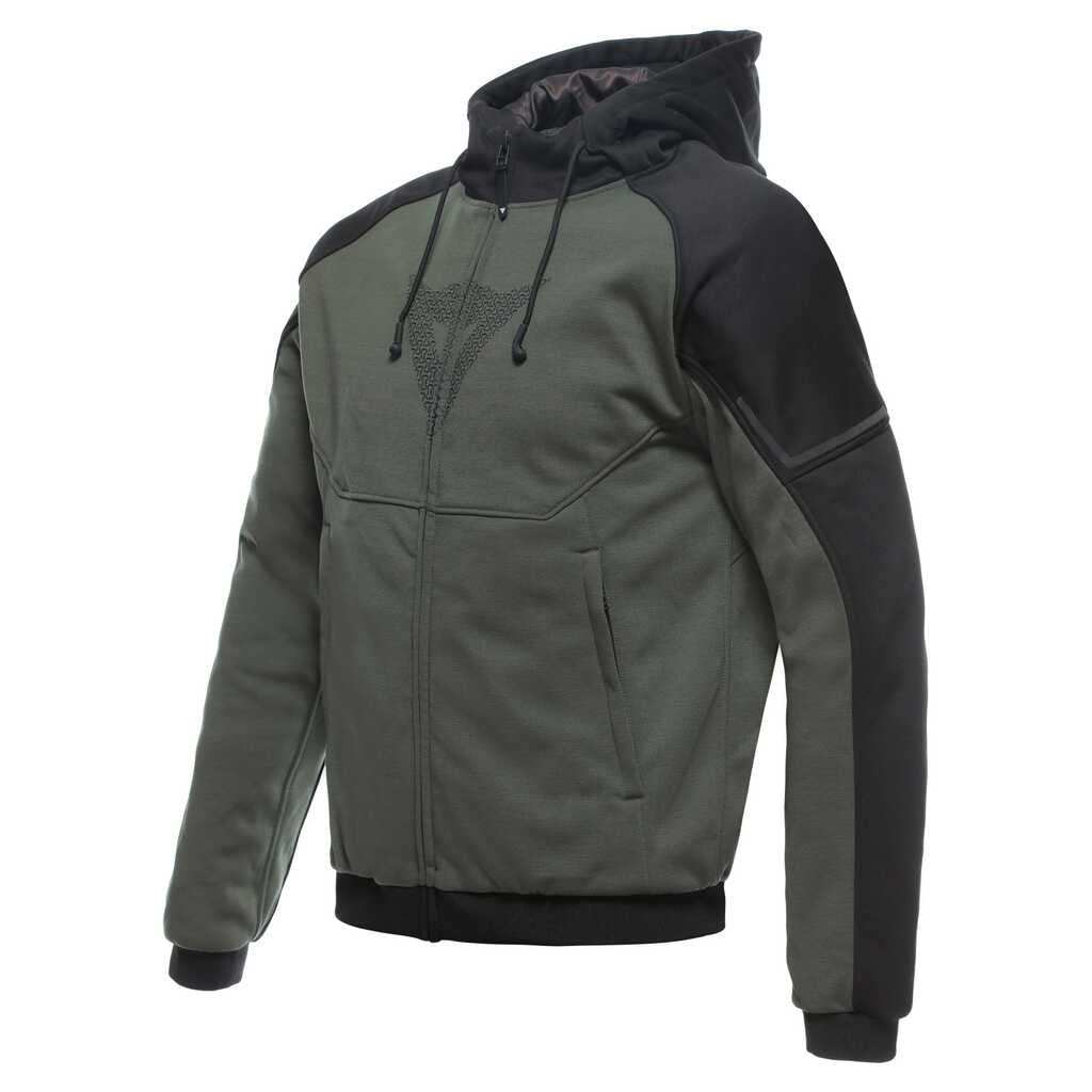 Dainese Daemon-X Safety Fullzip Hoody - GREEN/BLACK