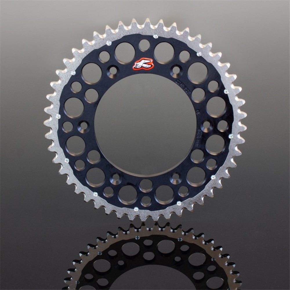 RENTHAL TWINRING REAR SPROCKET BLK 52T (2240-520-52GPBK)