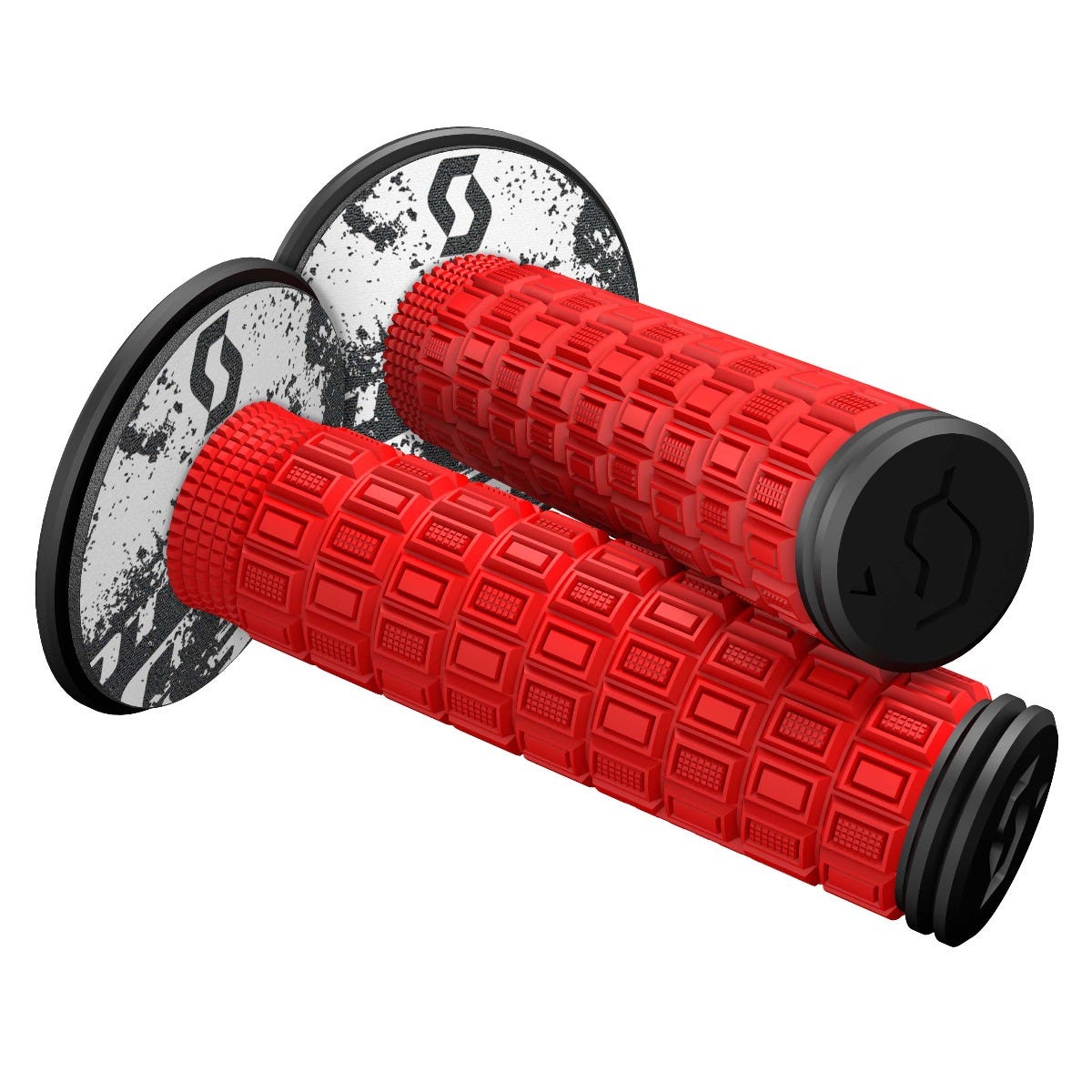 Grip US Mellow + Donut neon red/black one size