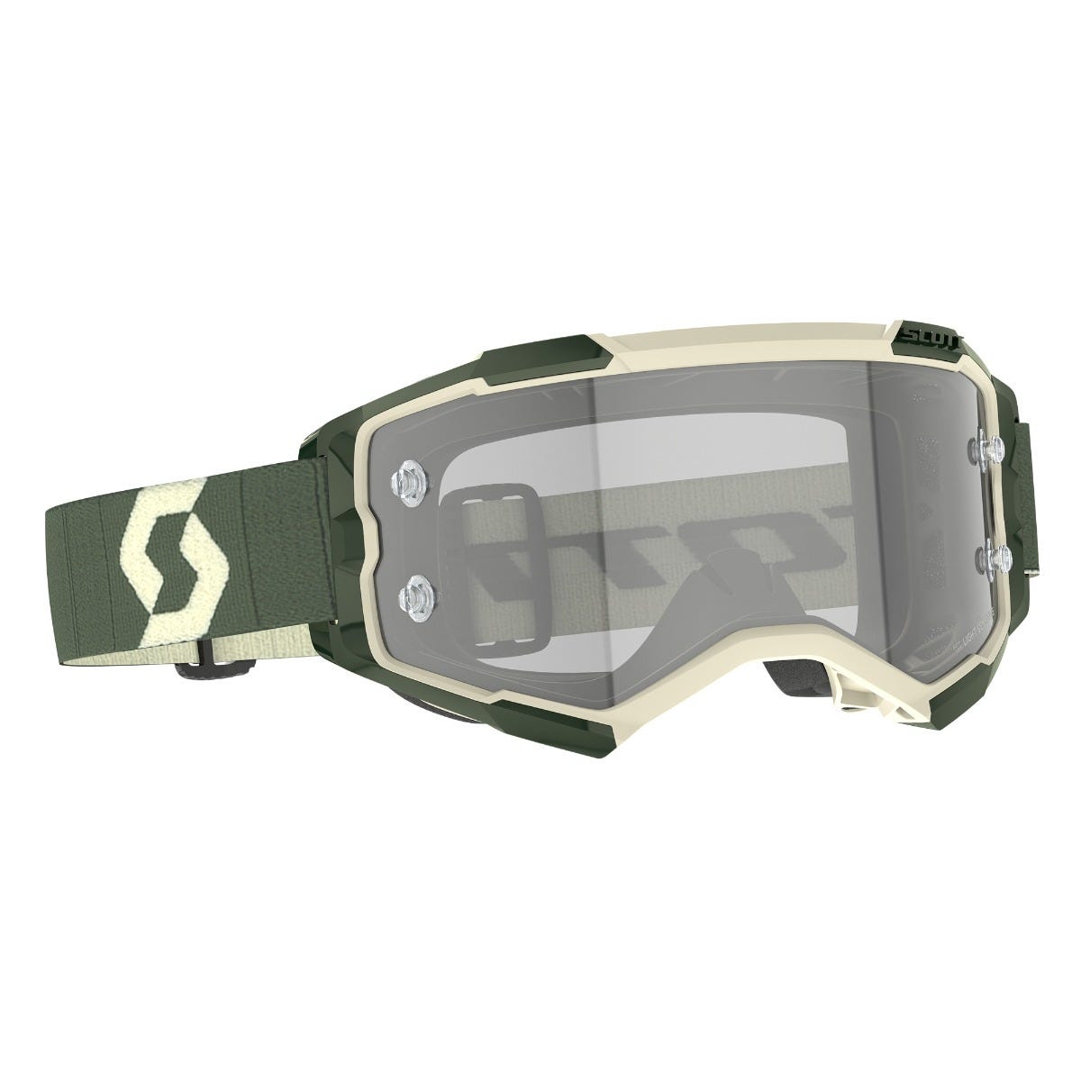 SCOTT Fury Light Sensitive Goggle - khaki green | light sensitive grey lens