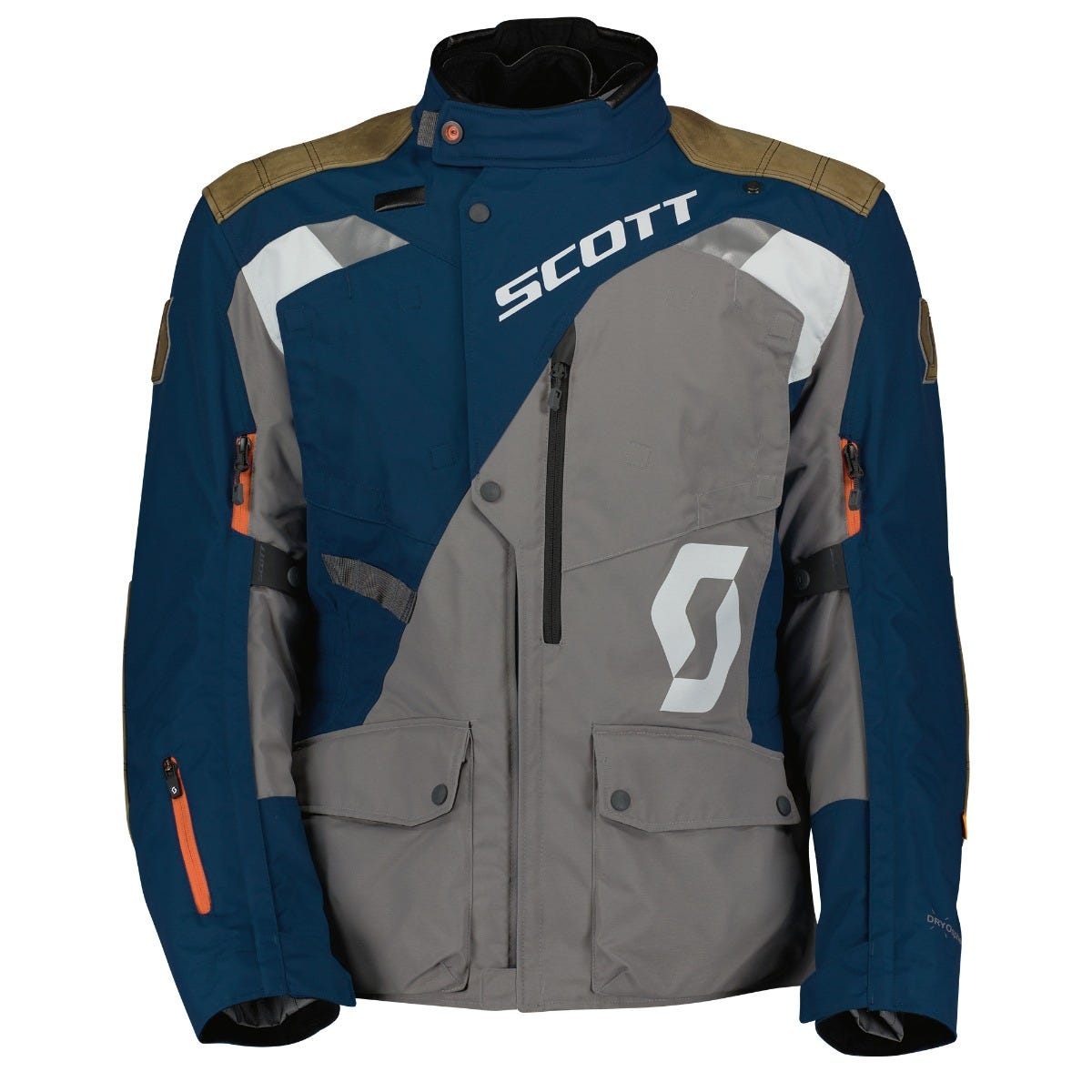 SCOTT Dualraid Dryo Jacket blue/titanium grey 3XL