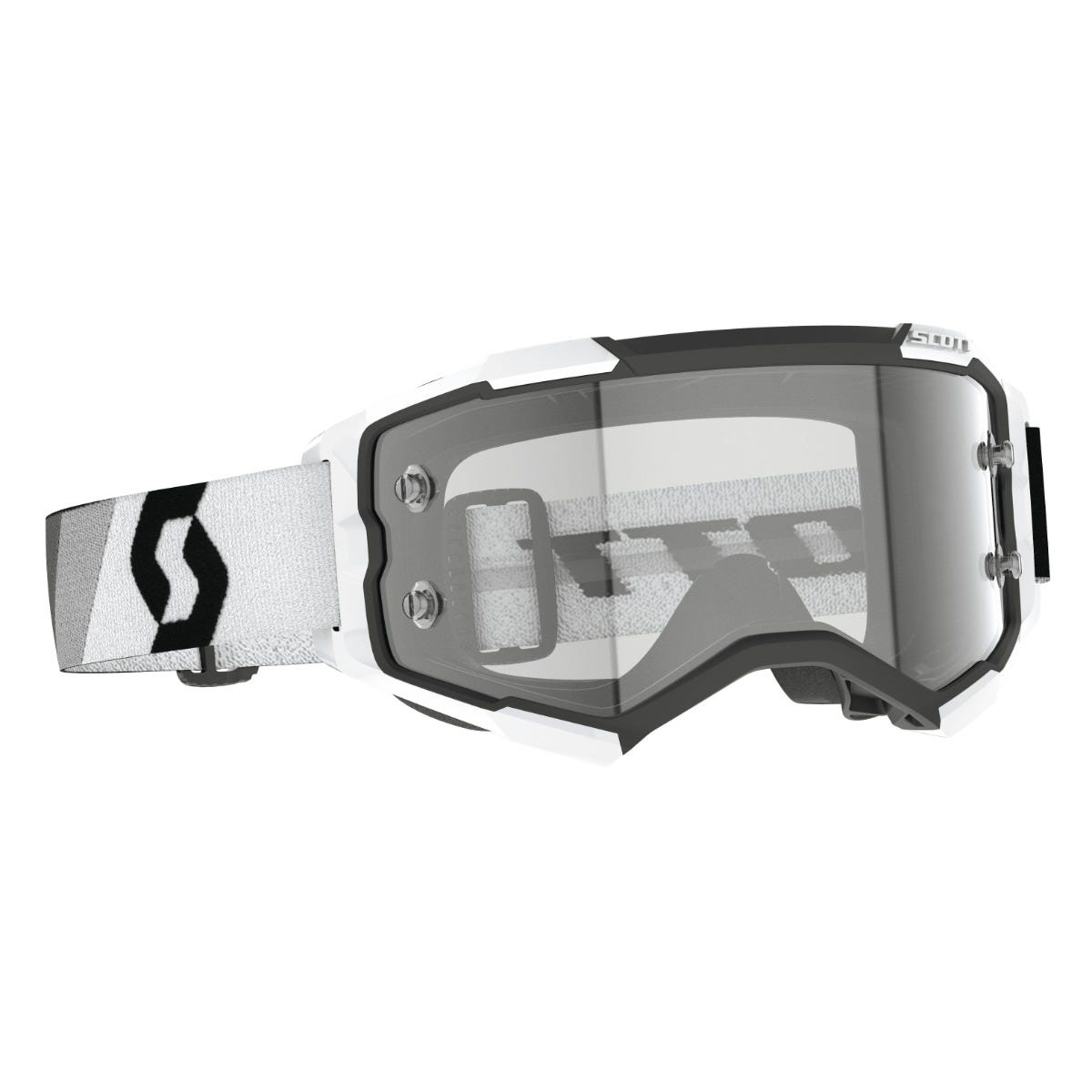 SCOTT Fury Goggle - premium black/white | clear lens