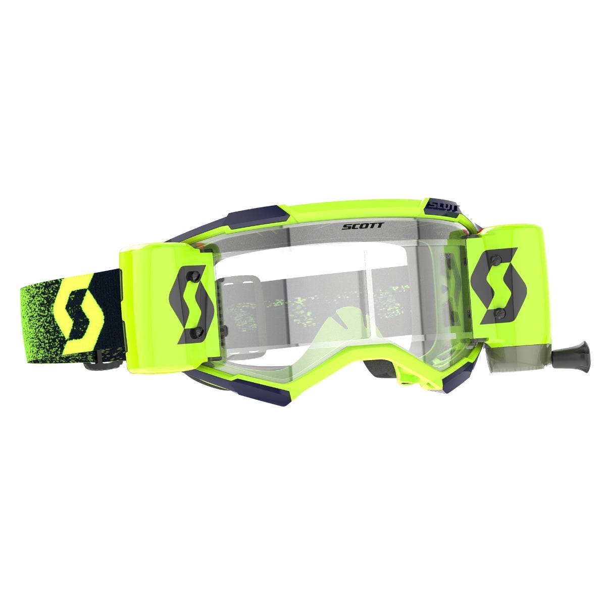 SCOTT Fury WFS Goggle - neon green/neon yellow | clear lens