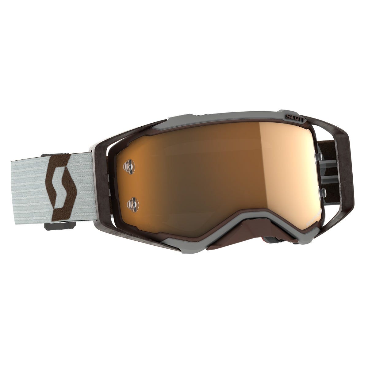 SCOTT Prospect Ampilfier Goggle - grey/brown | gold chrome lens