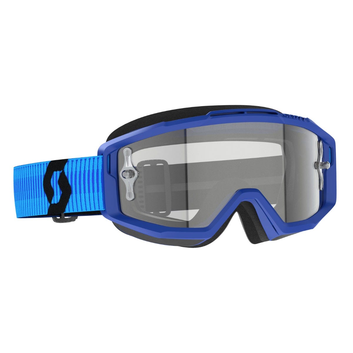 SCOTT Split OTG Goggle - blue/black | clear lens