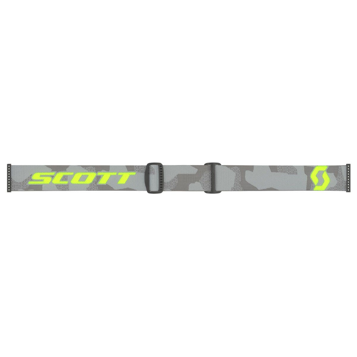 SCOTT Split OTG Goggle - light grey/neon yellow | clear lens