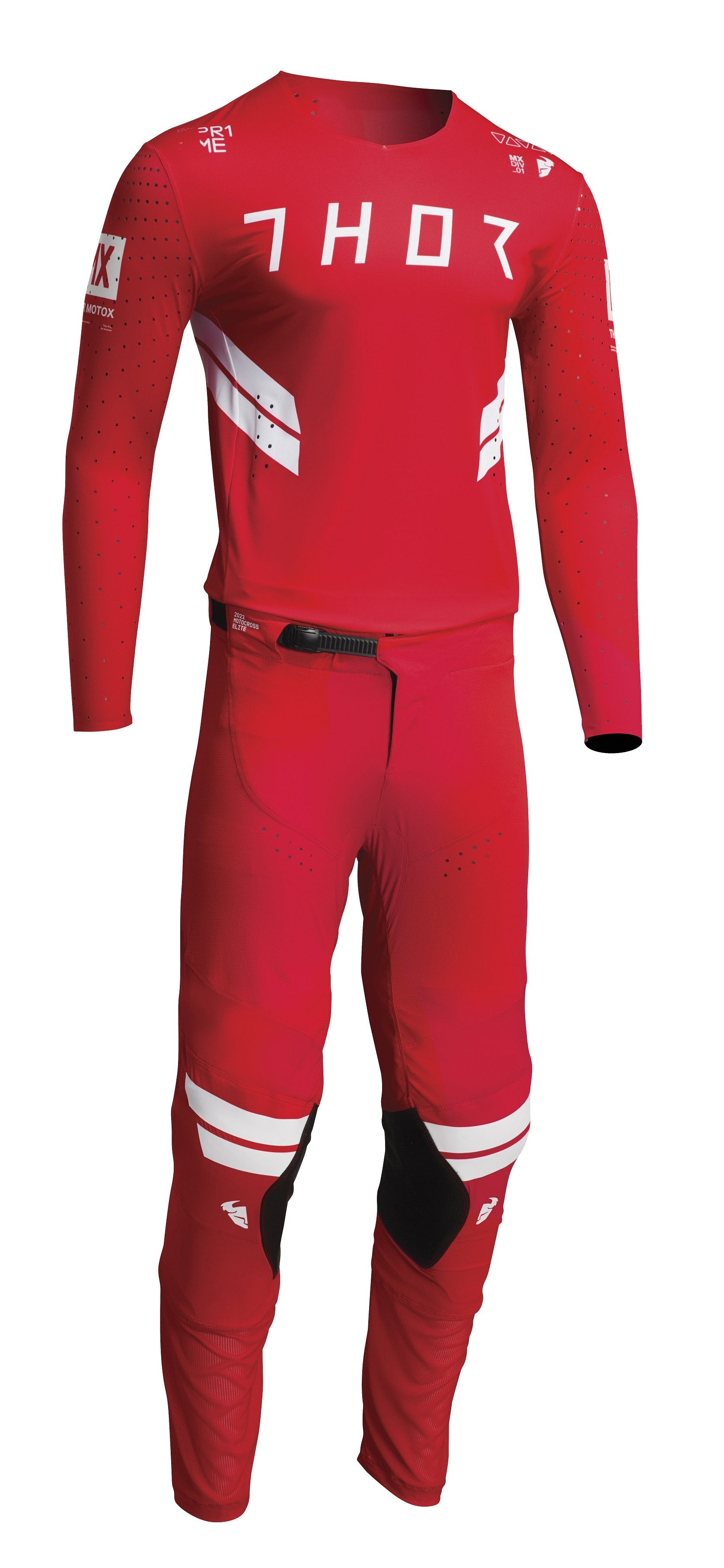 Jersey Prime Pro Hero Red/White – S 2910-6502