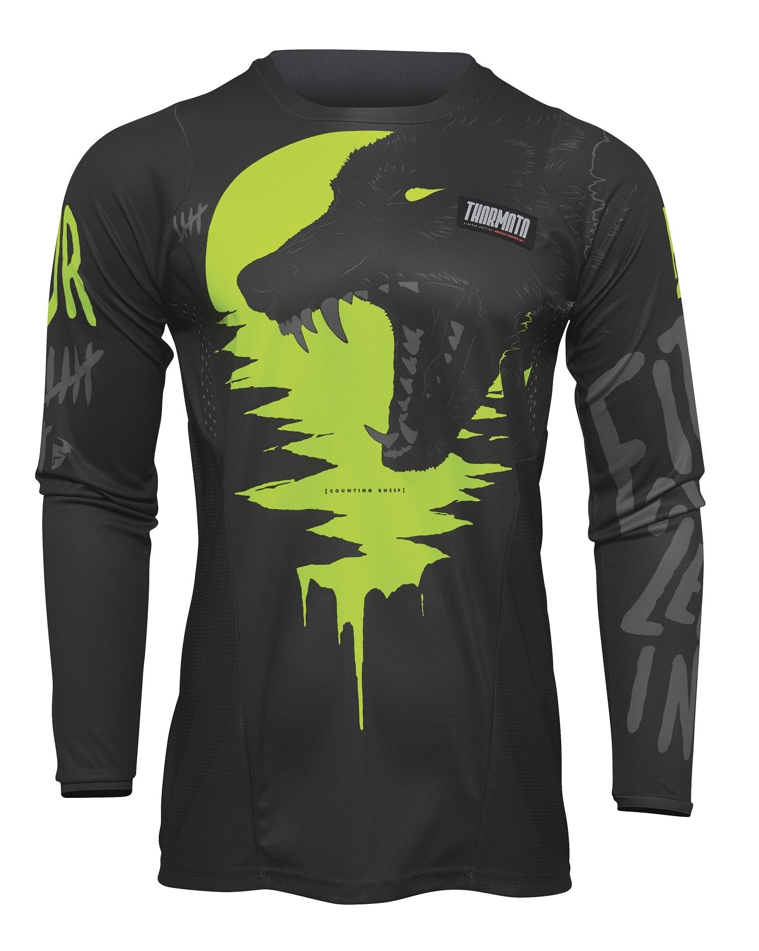 Pulse Yth Jersey Charcoal/Acid – XS 2912-2076