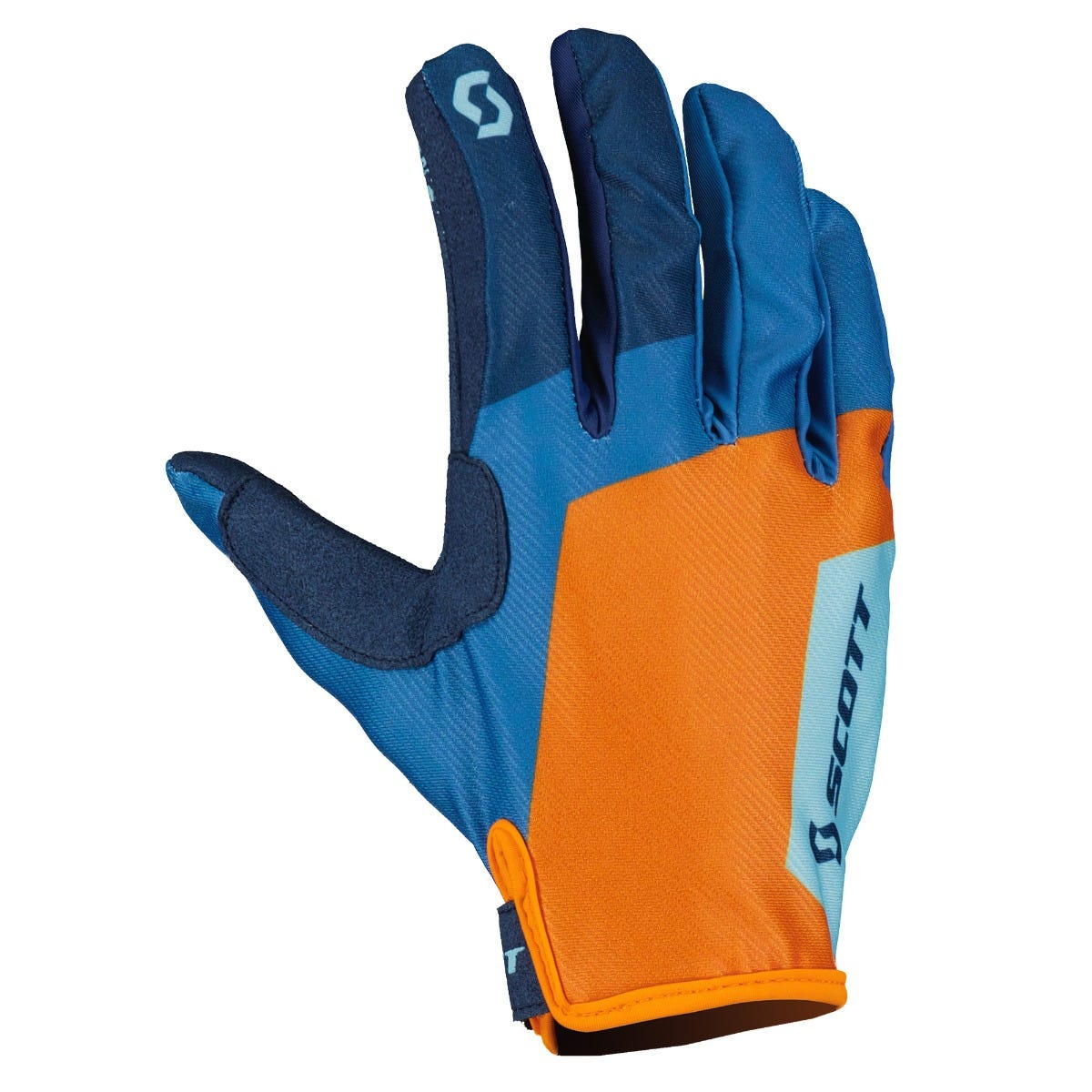 SCOTT Glove 350 Race Evo Junior blue/orange M