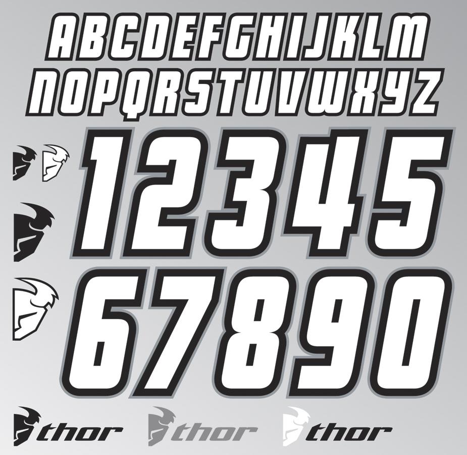 Jersey ID Kit Thor 2950-0035
