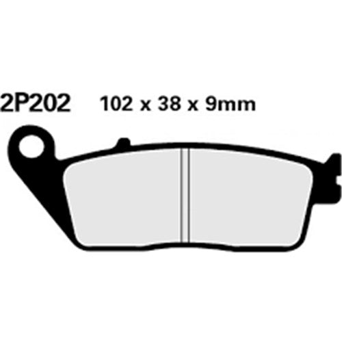 NISSIN BRAKE PADS 2P-202 NS