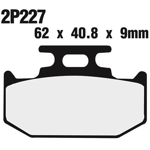 NISSIN BRAKE PADS 2P-227 GS H.D.