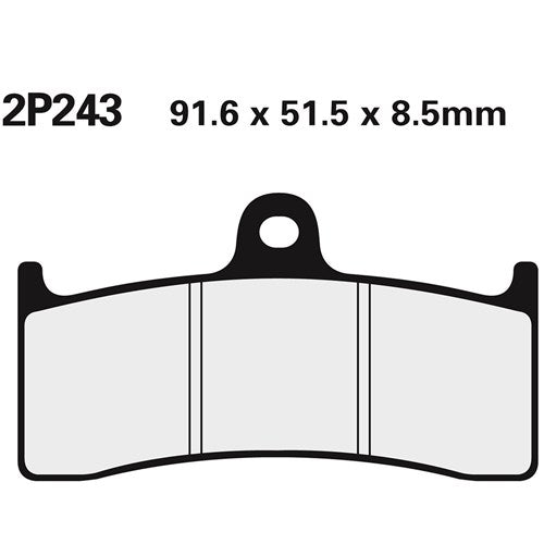 #NISSIN BRAKE PADS 2P243 ST SINT