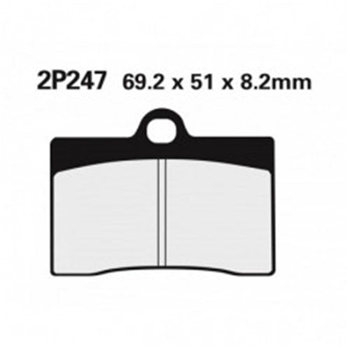 NISSIN BRAKE PADS 2P-247 NS