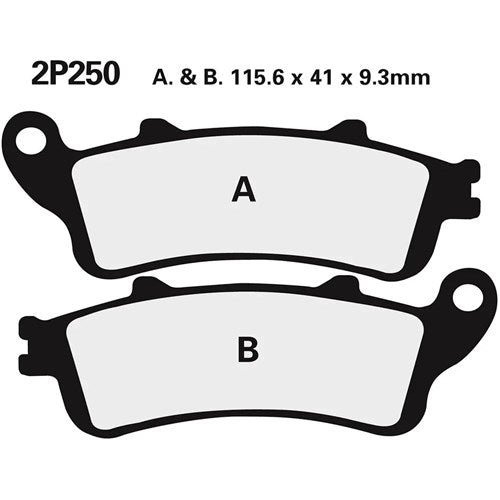 NISSIN BRAKE PADS 2P-250 NS