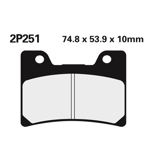 NISSIN BRAKE PADS 2P-251 NS/SS