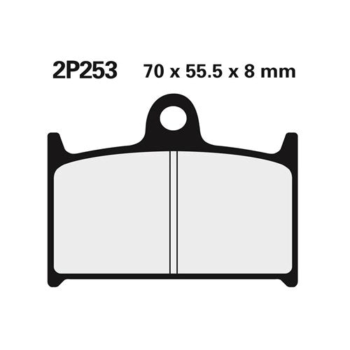 NISSIN BRAKE PADS 2P-253 NS