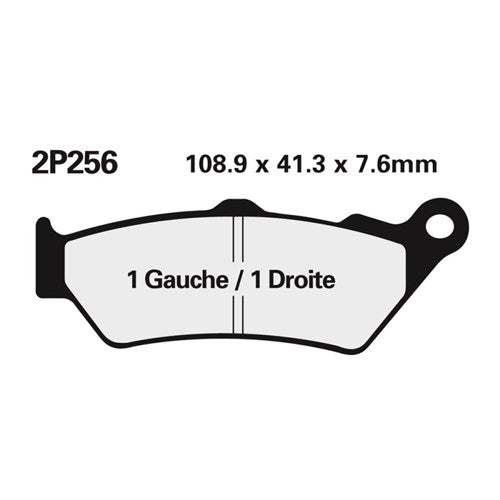 NISSIN BRAKE PADS 2P-256 NS