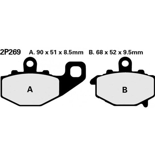 NISSIN BRAKE PADS 2P-269 NS