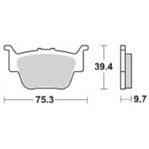 NISSIN PADS 2P-295 ST SINT #NLA#