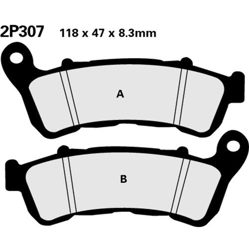 NISSIN BRAKE PADS 2P-307 ST SINT