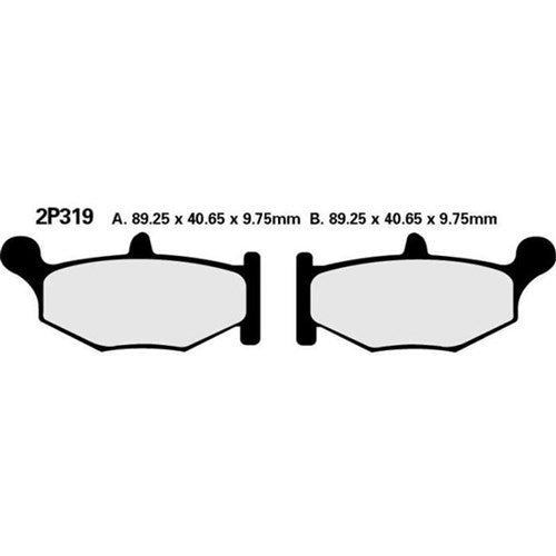 NISSIN BRAKE PADS 2P-319 NS