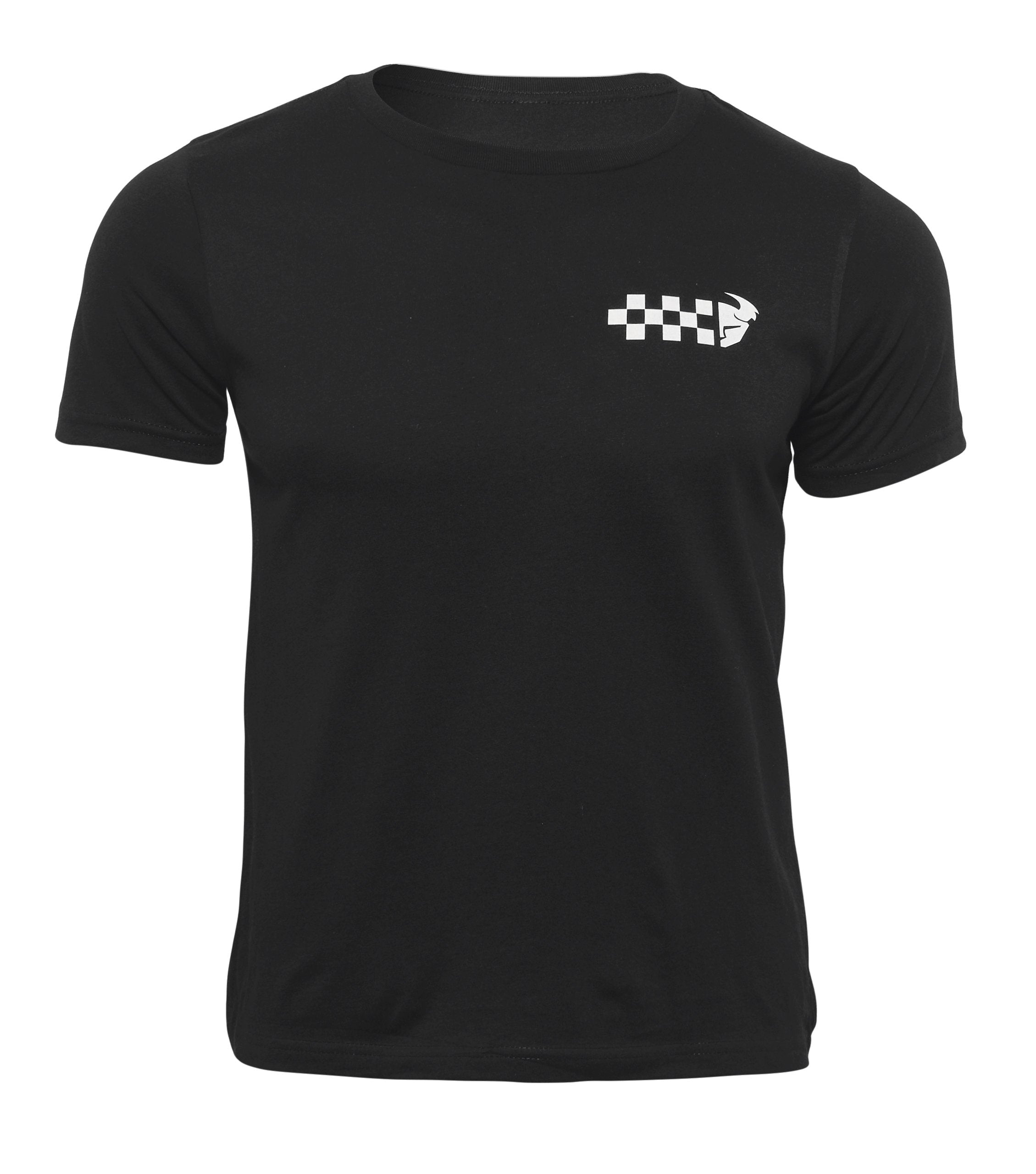 Tee Youth Checkers Black – L 3032-3469