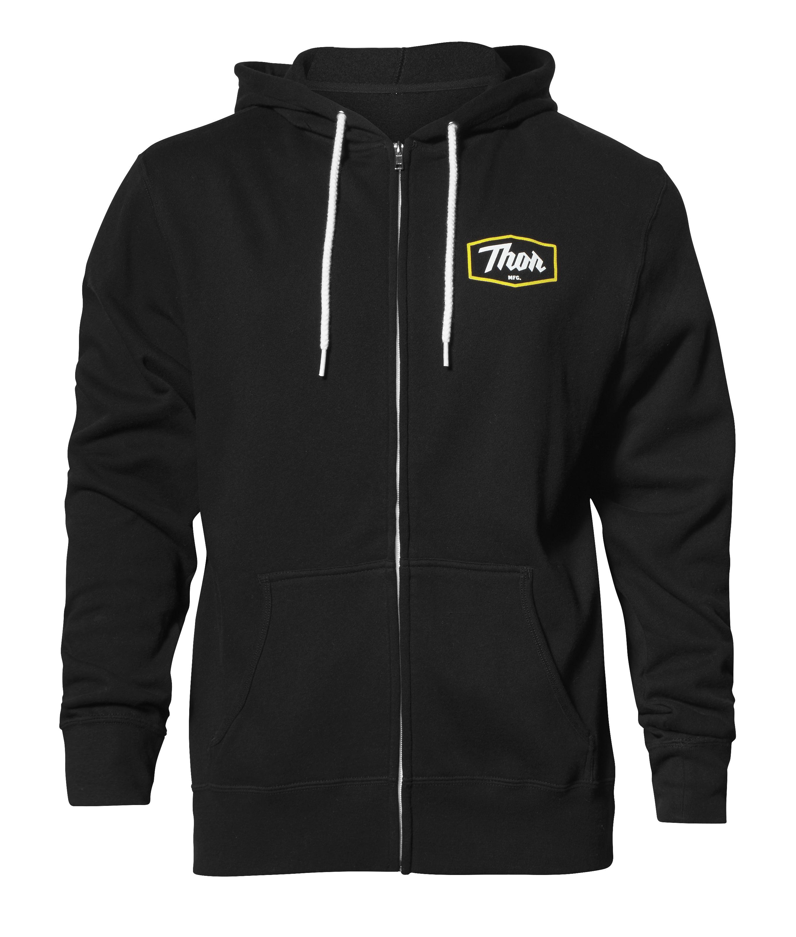 Fleece S18 Script Zip Black – M 3050-4260
