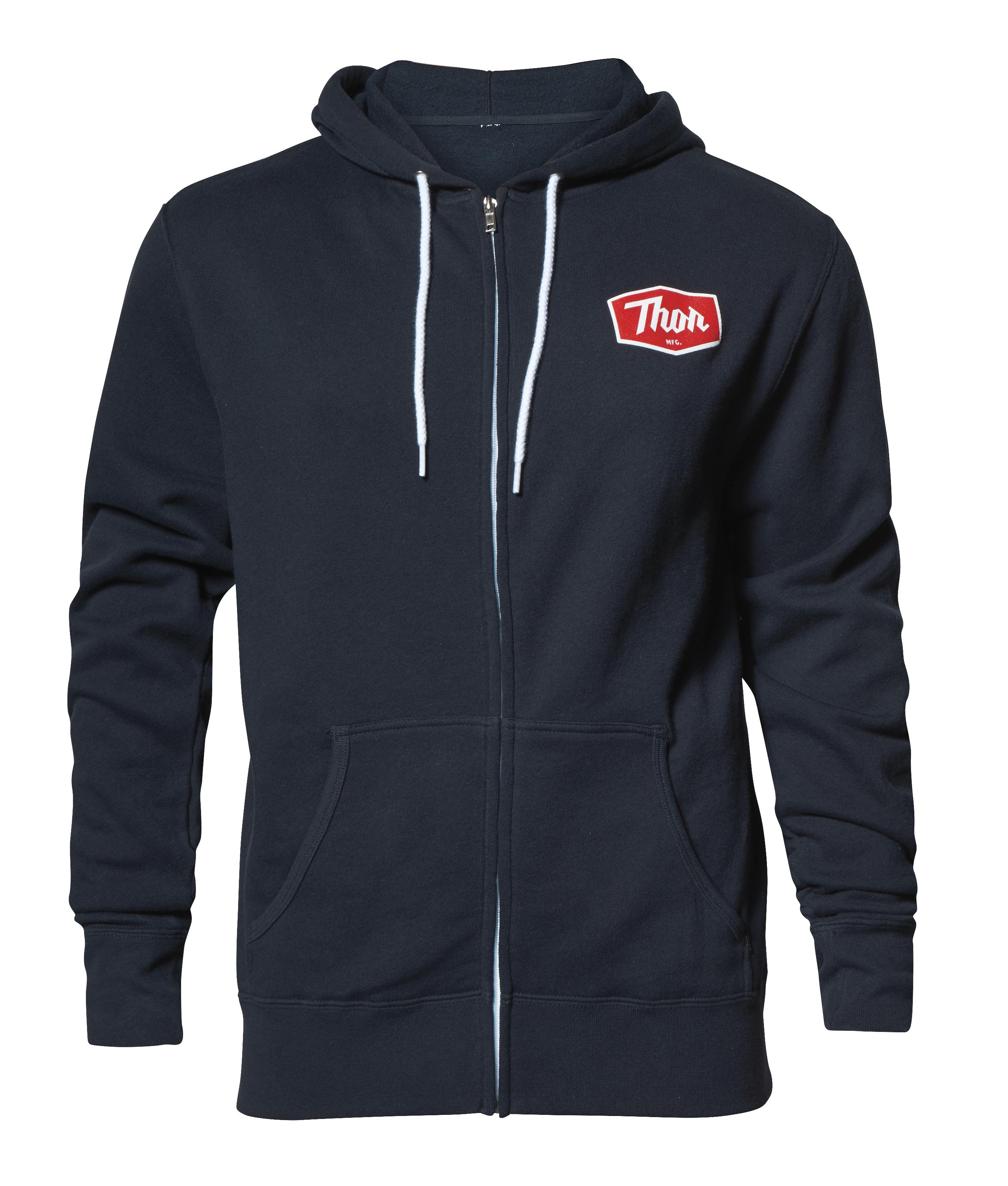 Fleece S18 Script Zip Navy – M 3050-4265