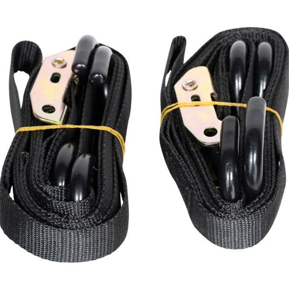ONEAL TIEDOWNS 1 IN W/ SOFT LOOP BLK/BLK