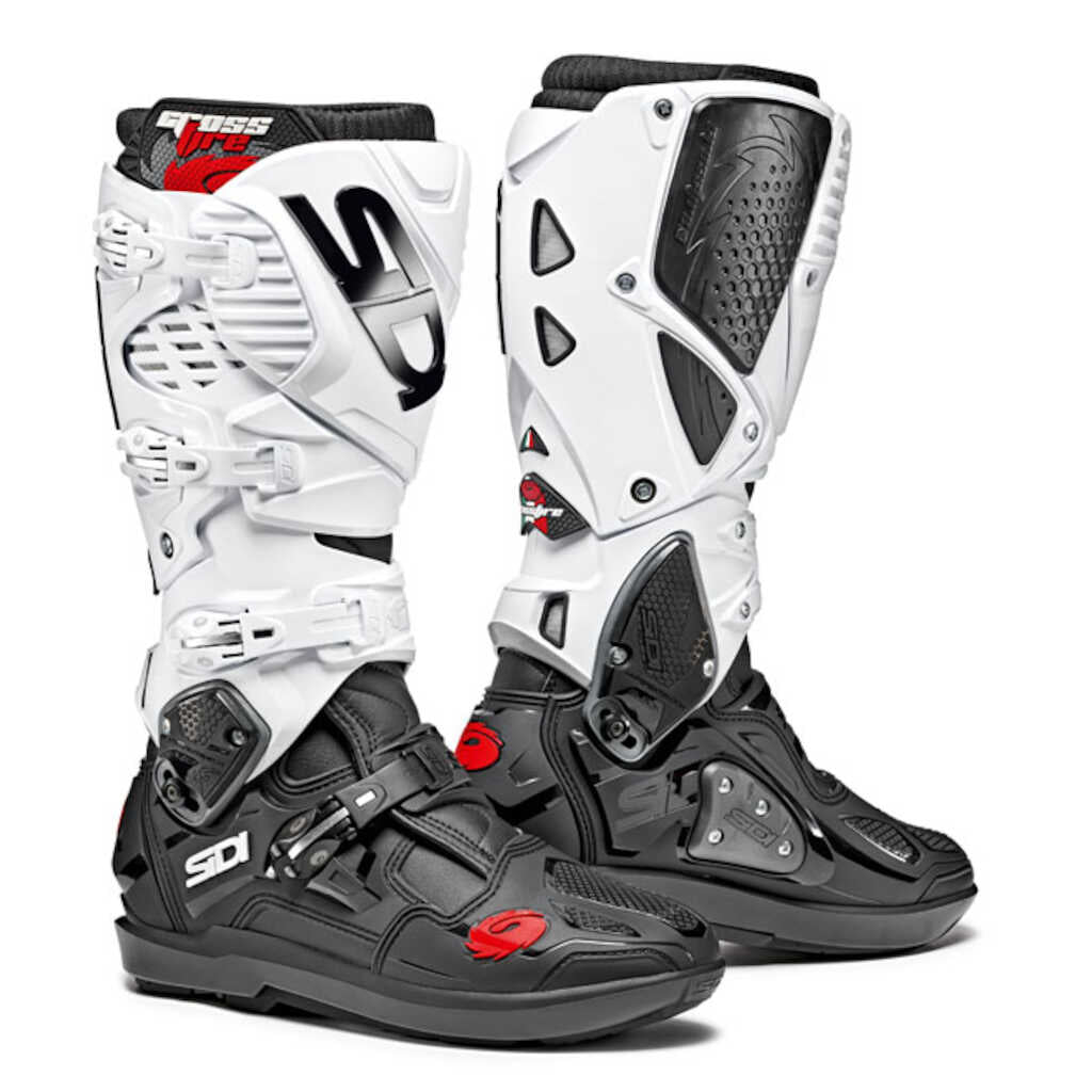 SIDI Crossfire 3 SRS Boots - BLACK WHITE