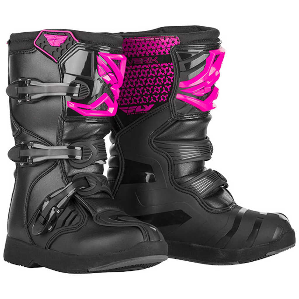 Fly Racing Maverik Boots - PINK BLK