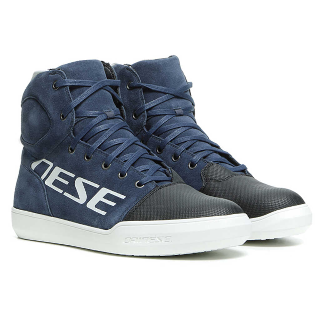 Dainese York D-WP Shoes - BLK-IRIS/WHT