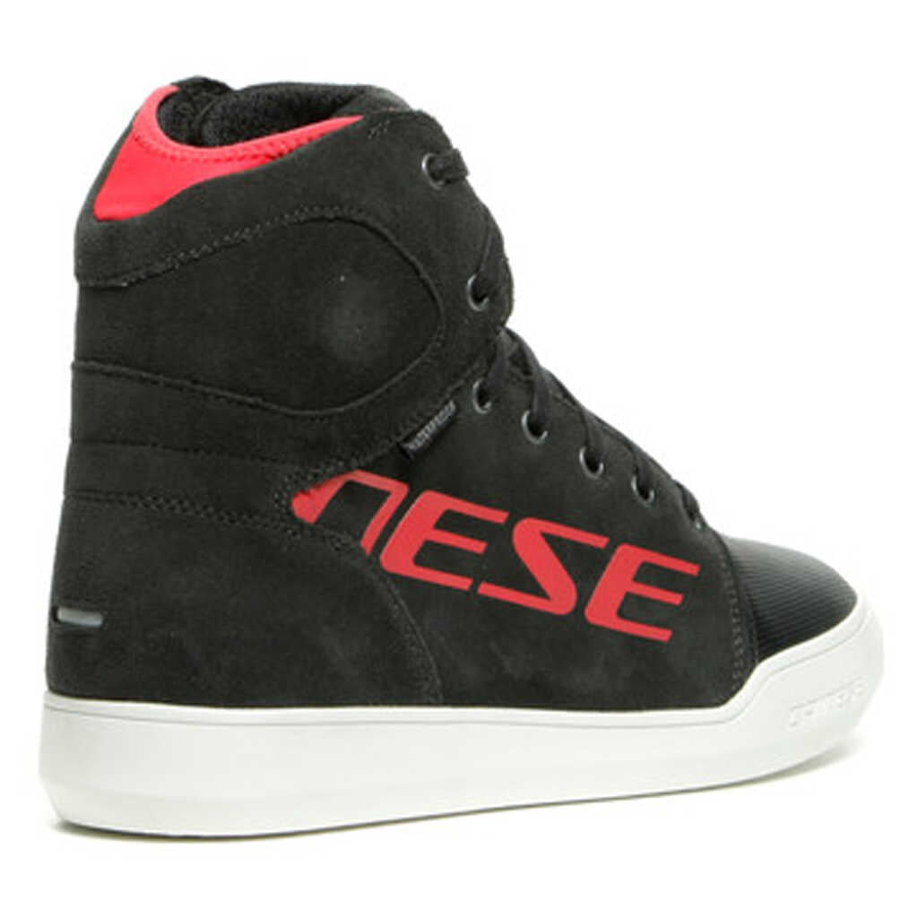 Dainese York D-WP Shoes - DARK-CARBON/RED