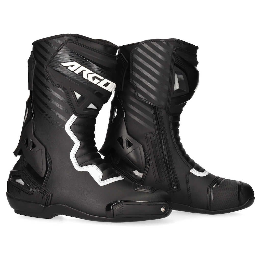 Argon Pursuit Racing Boot - BLK WHT