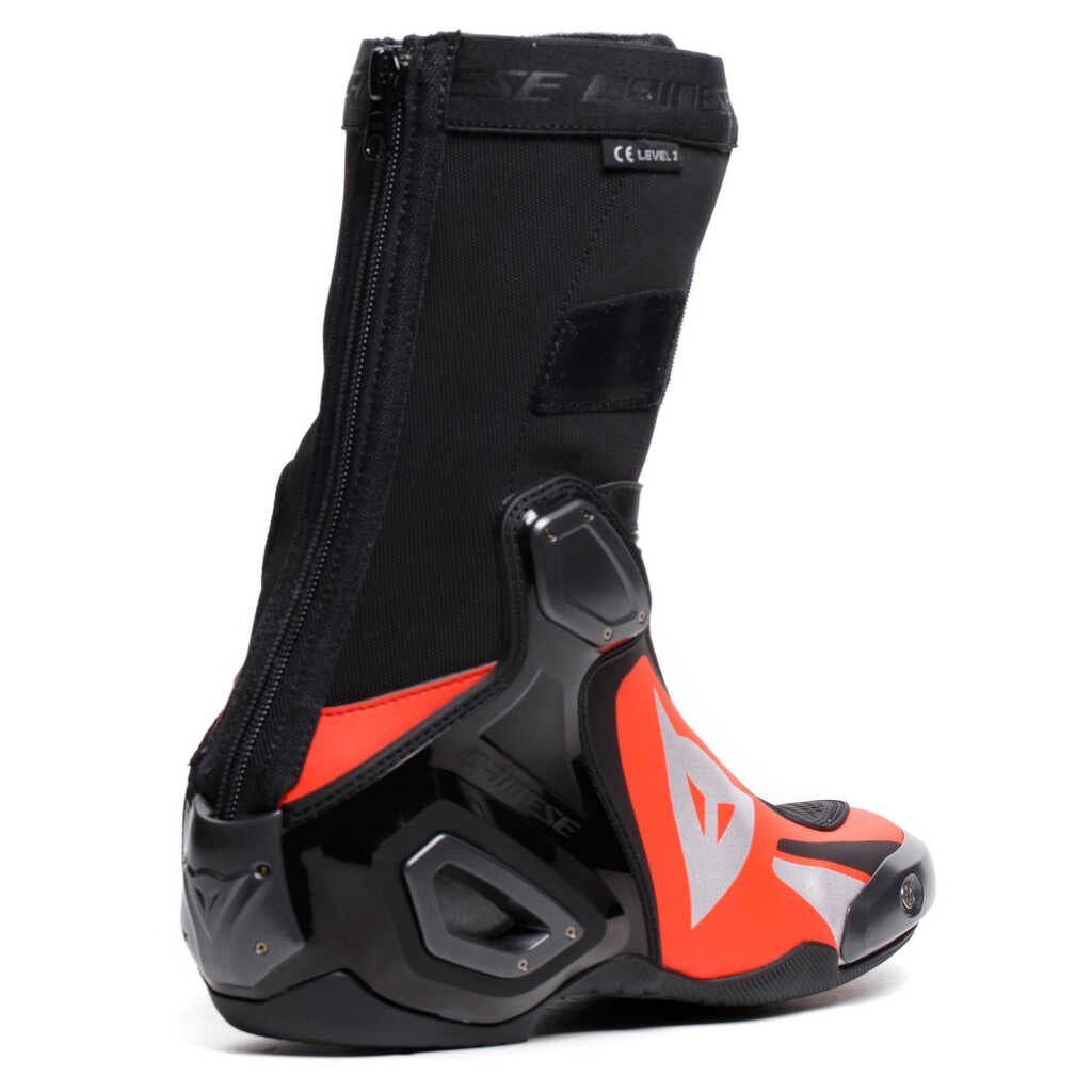 Dainese Axial 2 Boots - BLACK/RED-FLUO