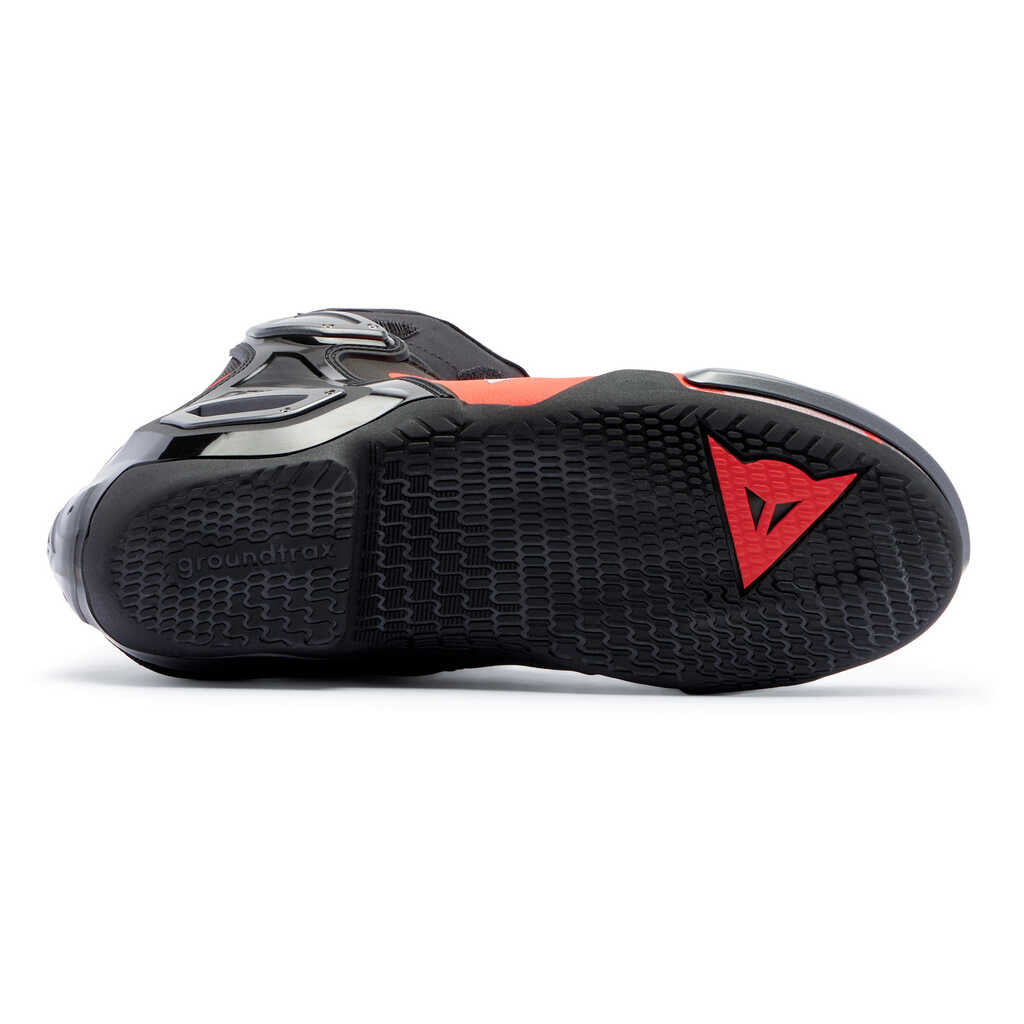 Dainese Axial 2 Boots - BLACK/RED-FLUO