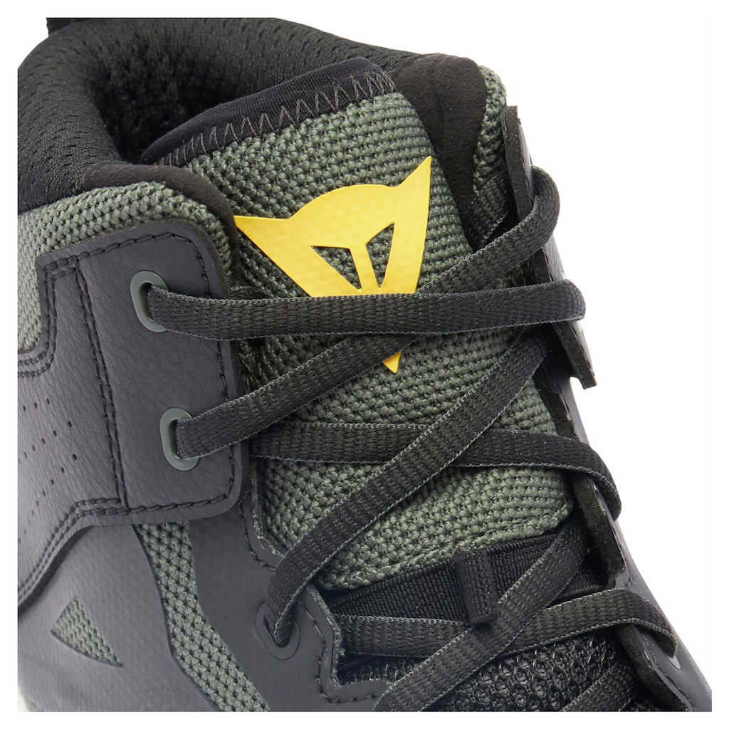 Dainese Suburb Air Shoes - BLK/WHT/ARMY-GN