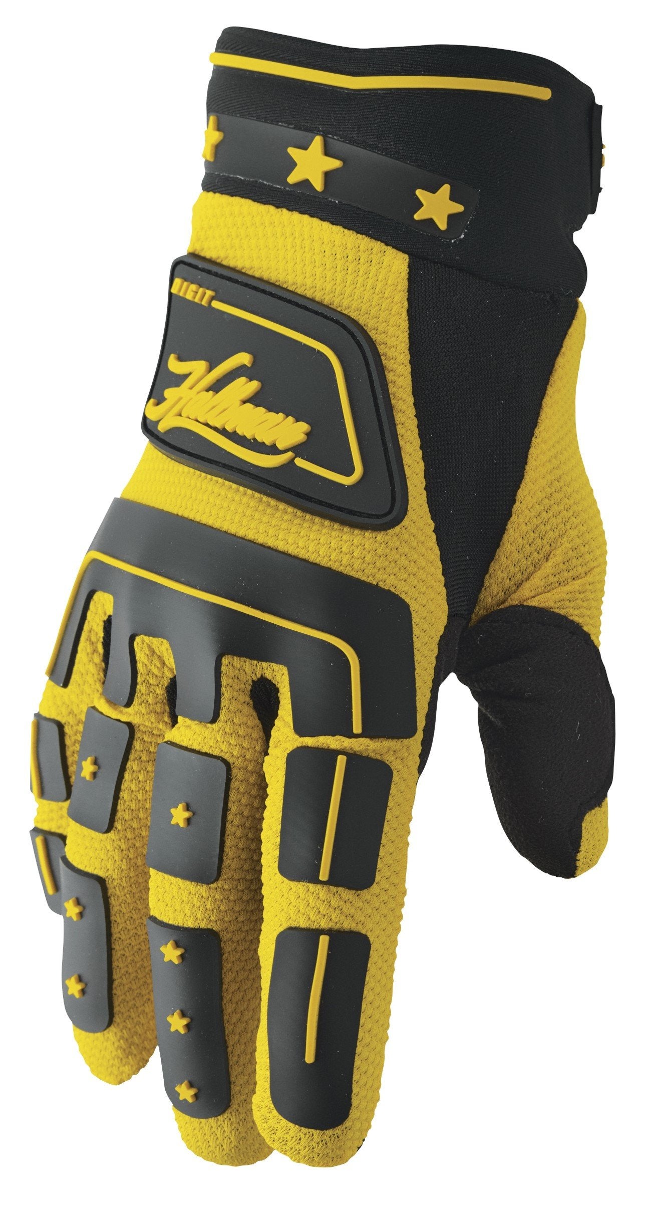 Glove Hallman Digit Black/Yell – M 3330-6778