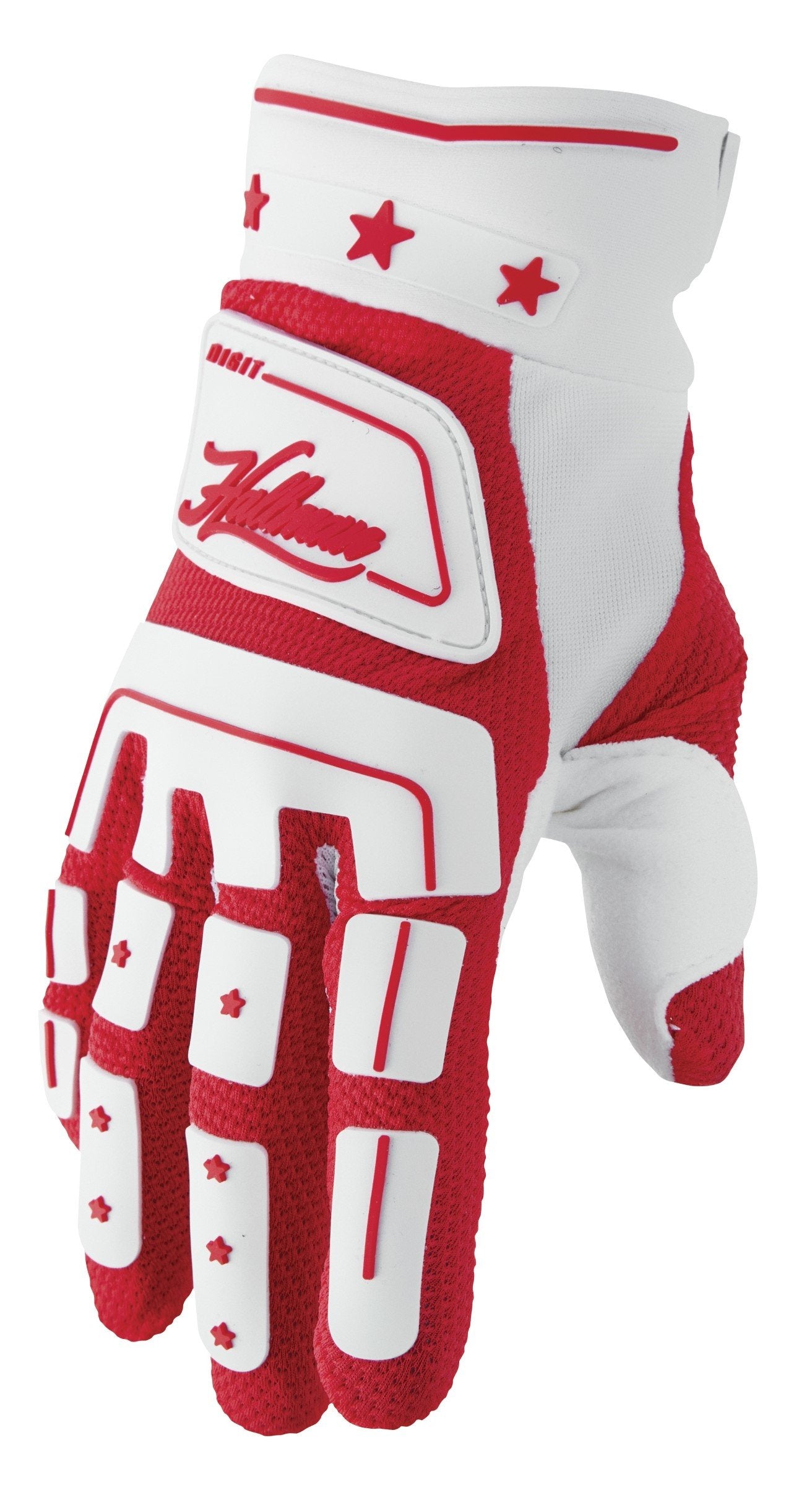 Glove Hallman Digit White/Red – L 3330-6785