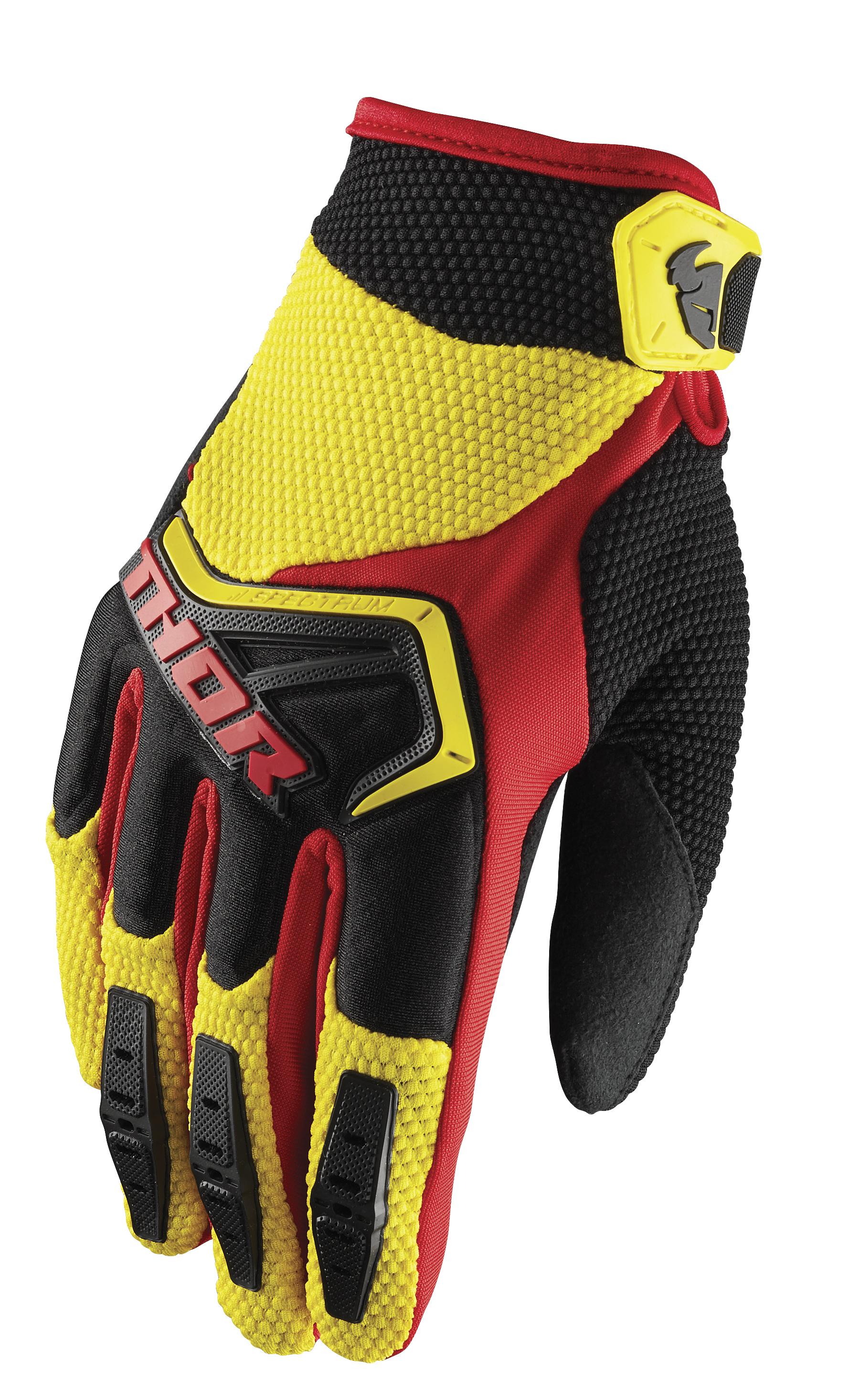 Glove S18Y Spectrum Yell/Black 2XS – S 3332-1229