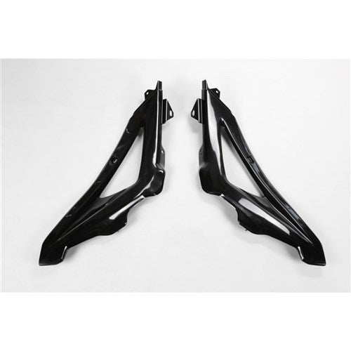 UFO HUSKY CR/WR 2009/TC250 09-13 UPPER RAD SHROUDS (BLK)