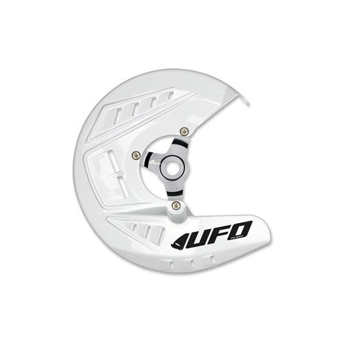 /UFO HUSKY TC/FC 14 TE/FE 14 FRONT DISC COVER W/ALU MOUNT(WHT)
