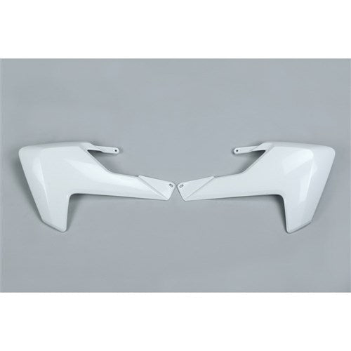 /UFO HUSKY RADIATOR SHROUDS TC85 18 (WHT)