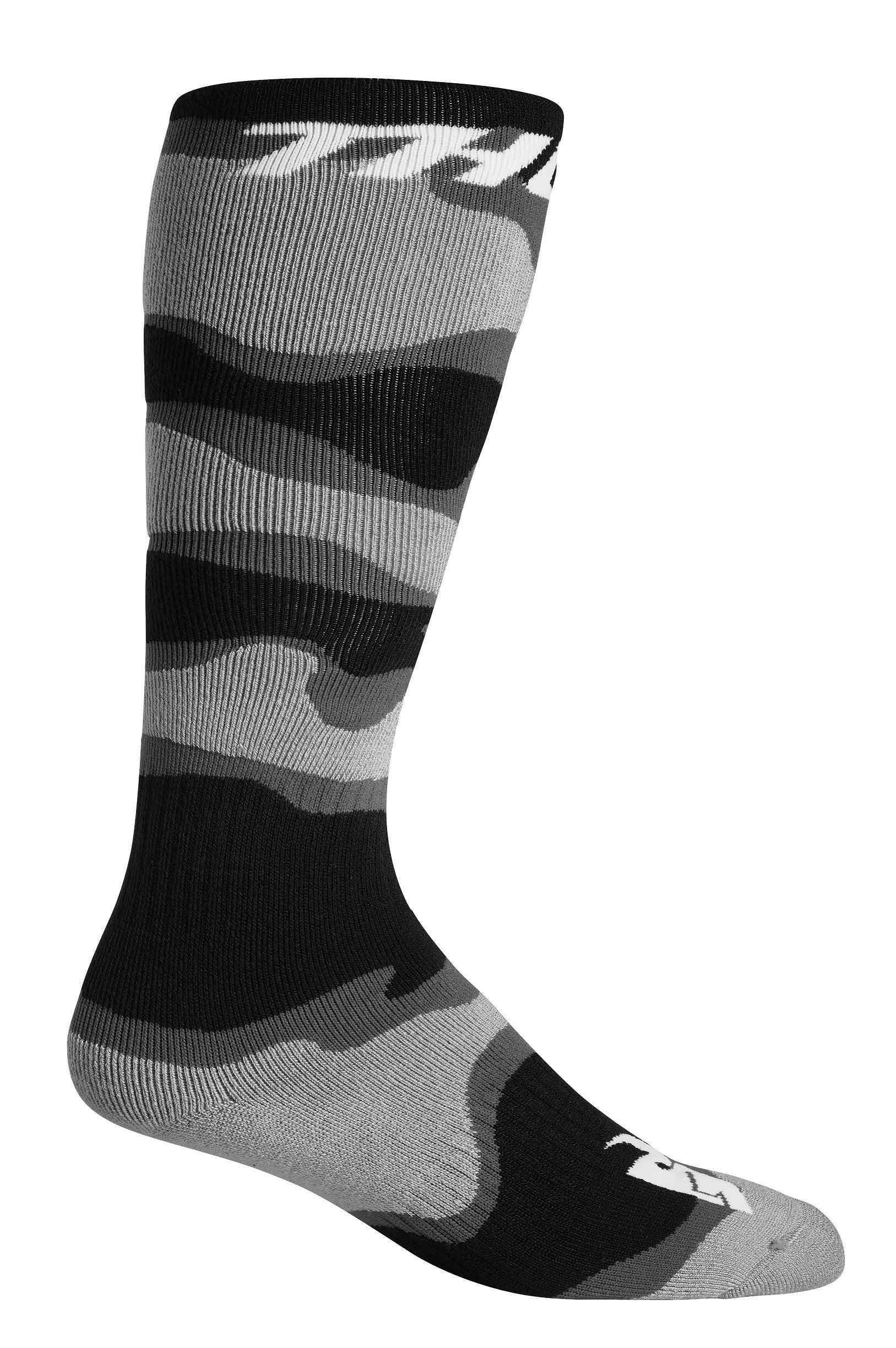 Sock MX Camo Grey/White 6-9 3431-0670