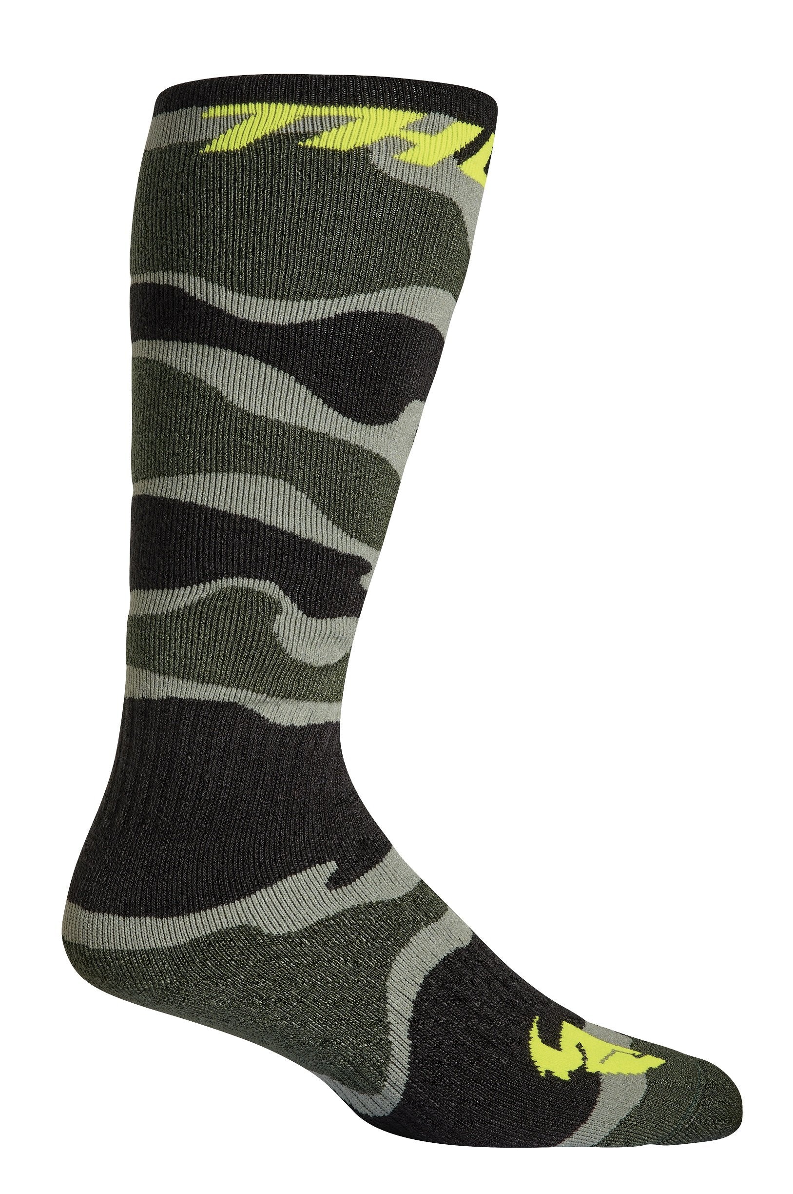 Sock MX Camo Green/White 6-9 3431-0671
