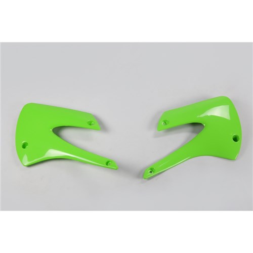 UFO RADIATOR SHROUDS KX80/85 01-13 (GRN)