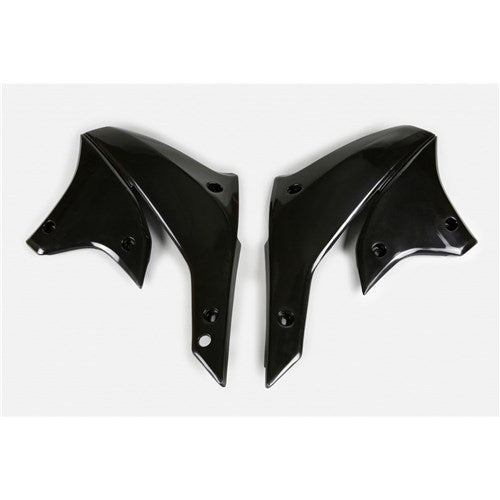 /UFO KLX450R 08-18 RAD SHROUDS (BLK)