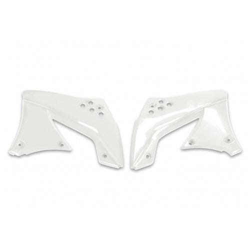 #UFO KX450F 2009 RADIATOR SHROUDS (WHT 041/047)