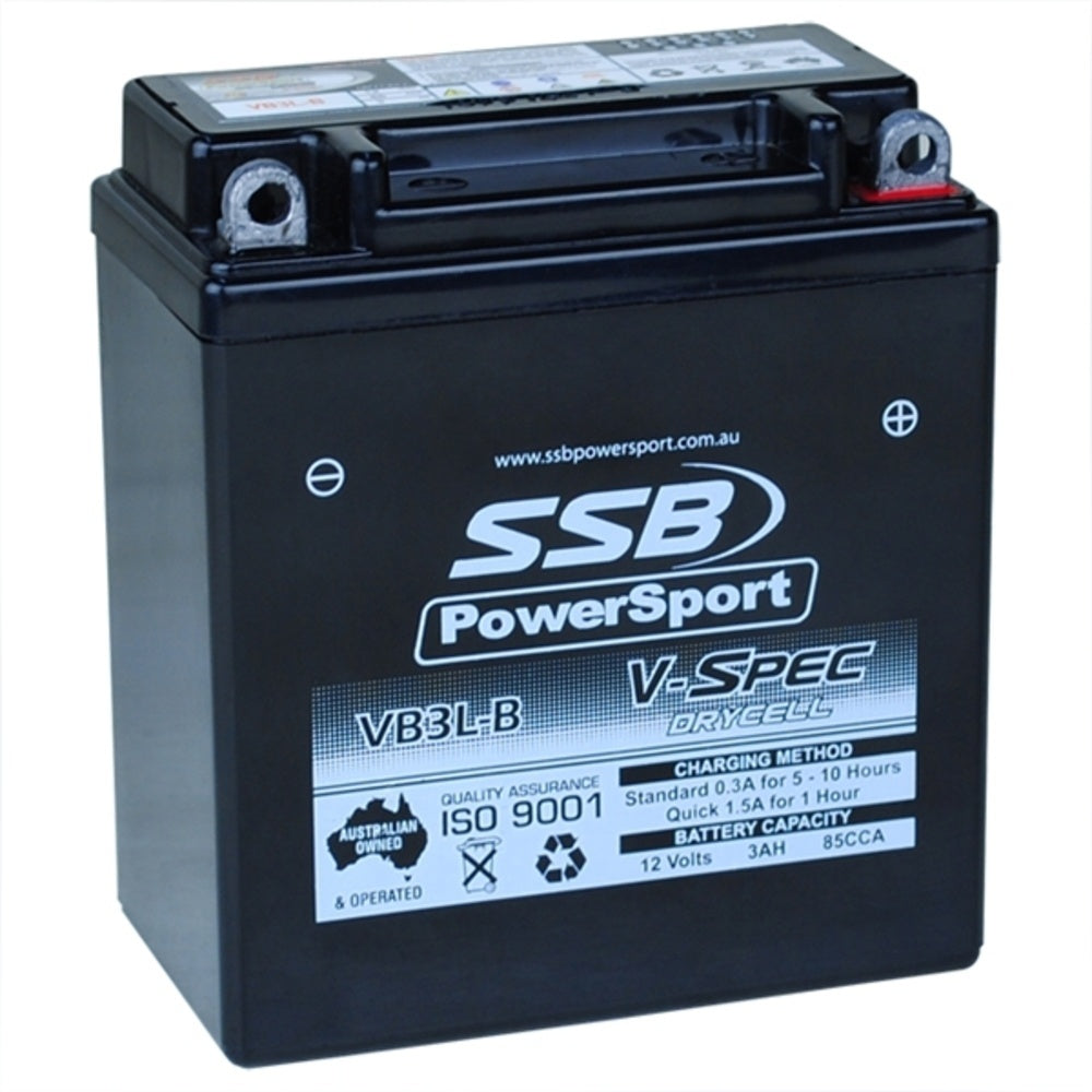 12V SSB V-Spec High Perform. AGM Battery (12) (CB3L-A, CB3L-B, GB3L-B, YTX3L-BS) (1.44 Kg)